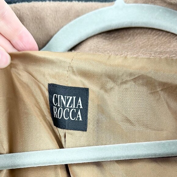 Cinzia Rocca Virgin Wool Coat Size 6 - Picture 8 of 11
